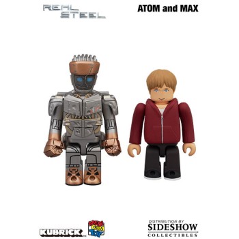 Real Steel Kubrick and Berbrick Figure 2-Pack Atom and Max 5 cm